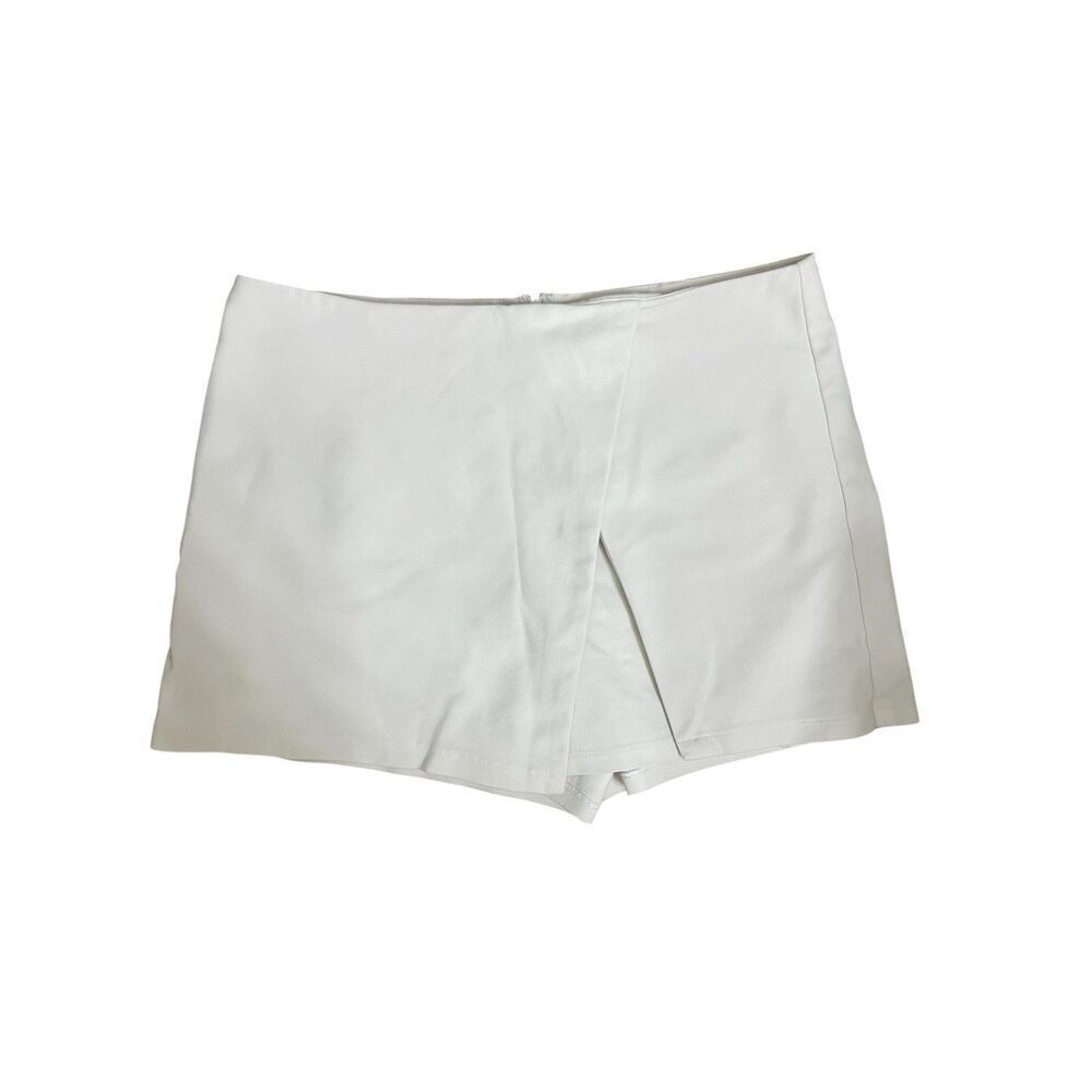 Gianni Bini White Skort Women’s Size L Mini Skirt Shorts